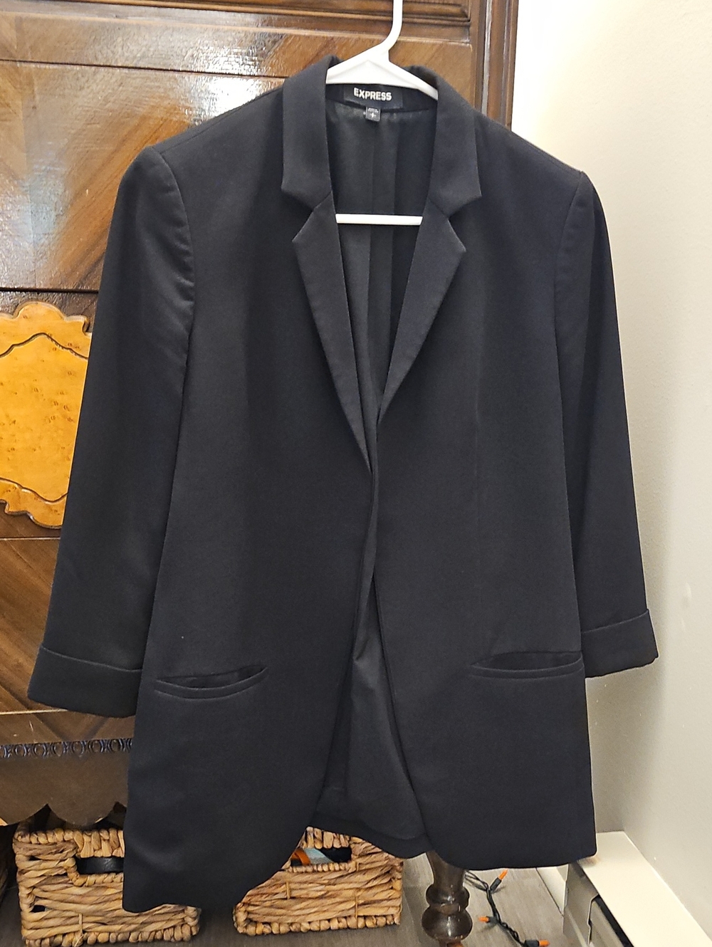 Express Black Women's Relaxed Blazer
